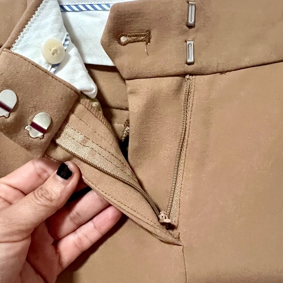 J.Crew cameron Tan Slim-fit full-length Trousers 6 - Picture 8 of 9